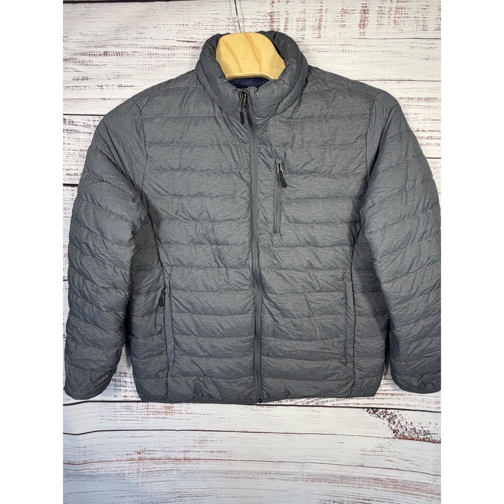 Club Room Performance Packable Down Jacket CR2MN101 Mens XL Gray Puffer Coat